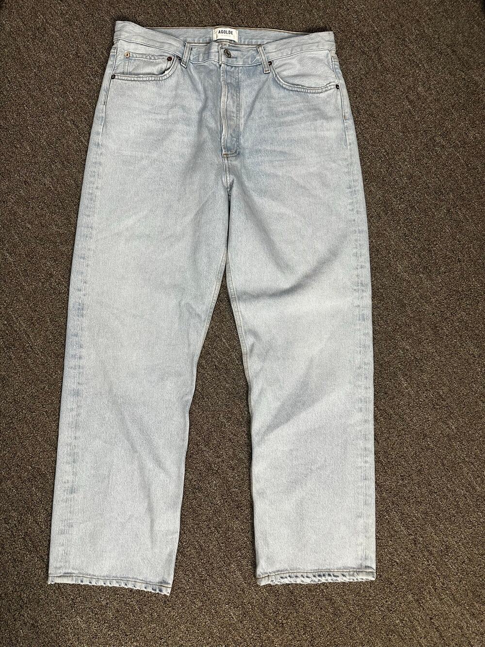 185-AGOLDE 90s Jean Light Wash Loose Straight NWOT Size 31